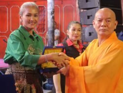 Kapolres Pematang Siantar Hadiri Acara Malam Doa dan Festival Malam Waisak