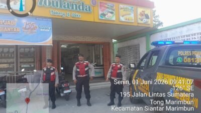 Sat Samapta Polres Pematang Siantar Patroli Rutin dan Gatur Lalin Pagi Hari