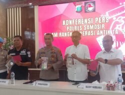 1.219 Jiwa Terselamatkan! Polres Samosir Gagalkan Peredaran 8,99 Gram Sabu Dan 106,66 Gram Ganja