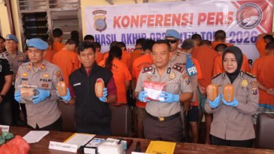 Polres Pematang Siantar Konferensi Pers, Hasil Akhir Ops Antik Toba Tahun 2026