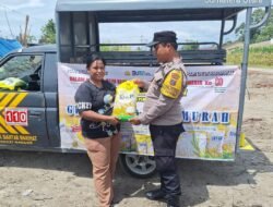 GPM Polsek Siantar Marihat Disambut Antusias Masyarakat