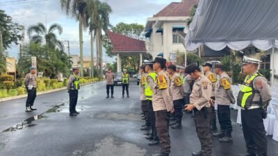 Polres Pematang Siantar Hadiri Penyambutan Jamaah Haji/Hajjah