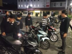 Timsus Dayok Mirah Polres Pematang Siantar Patroli Rutin dan Amankan knalpot brong