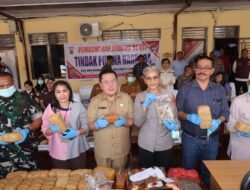 Polres Pematang Siantar Gelar Pemusnahan Barang Bukti Narkotika