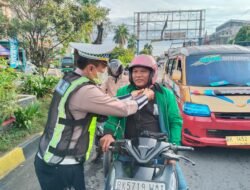 Sat Lantas Polres Pematang Siantar Berikan Pembinaan dan Penyuluhan tertib berlalulintas