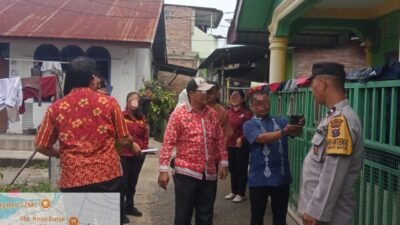 Polsek Siantar Timur Mediasi Permasalahan Pelemparan Rumah Warganya