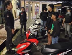 Antisipasi Guantibmas Polres Pematangsiantar Amankan Tiga Sepeda motor Knalpot Brong