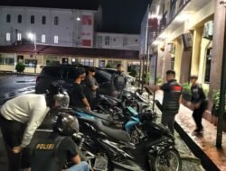 Saat Patroli, Polres Pematang siantar Amankan Tiga Sepeda motor Knalpot Brong