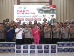 Sambut HUT Bhayangkara ke-80, Kapolres Simalungun Gelar Bakti Kesehatan dan Bakti Sosial untuk 200 Warga