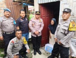 Sambut HUT Bhayangkara Ke 80, Polsek Siantar Marihat Berikan Bansos Kepada Warga