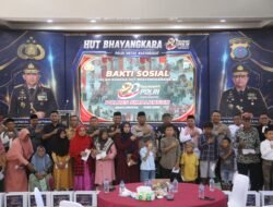 Sambut HUT Bhayangkara ke-80, Polres Simalungun Gelar Doa Bersama Lintas Agama dan Bagikan Sembako untuk Lansia hingga Anak Yatim