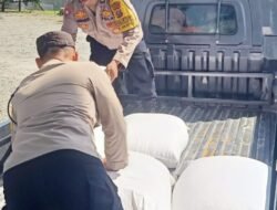Polsek Siantar Martoba Dampingi Penjualan Hasil Panen Jagung Petani Binaan ke Bulog