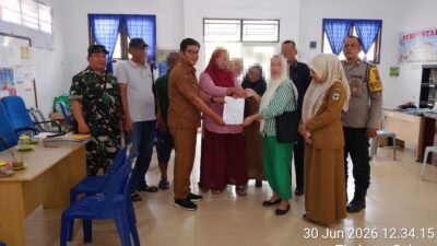Polsek Siantar Barat Selesaikan Selisih Paham Warga Dengan Mediasi