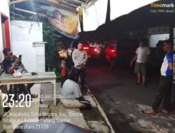 Polsek Siantar Martoba Cek TKP Keributan di Lapangan Tembak