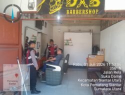 Pastikan Situasi Kamtibmas Aman dan Kondusif, Sat Samapta Polres Pematang Siantar Patroli R4