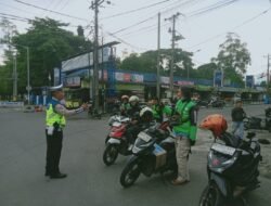 Sat Lantas Polres Pematang Siantar Laksanakan Binluh dan Dikmas Lantas kepada Pengendara Gojek