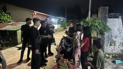 Patroli Timsus Dayok Mirah Polres Pematang siantar Amankan Tiga Sepeda motor Knalpot Brong