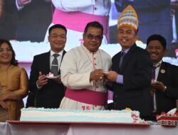 Bupati Humbahas Hadiri Yubileum ke-75 Gereja Paroki Santo Fidelis Doloksanggul