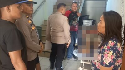 Polsek Siantar Barat Cek TKP Temuan Mayat di Pasar Horas