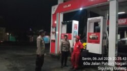 Bhabinkamtibmas Polsek Siantar Utara Maksimalakan Patroli Blue light