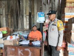 Jalin Silahturahmi, Bhabinkamtibmas Polsek Siantar Timur DDS di Gudang Expedisi