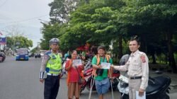Sat Lantas Polres Pematang Siantar Sosialisasi Tertib Berlalu Lintas