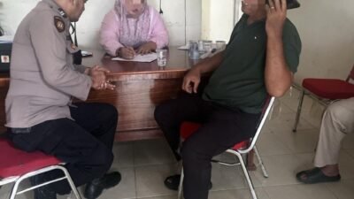 Polsek Siantar Martoba Cek TKP Keluhan Warga di Jalan Demokrasi