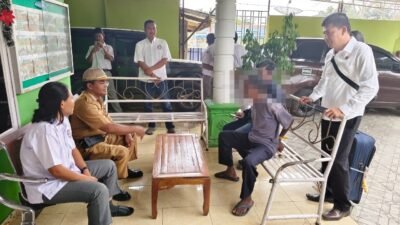 Polsek Sianțar Selatan Dampingi Dinsos Bawa Warga Diduga ODGJ ke Rehabilitasi