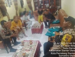 Polsek Siantar Utara Cek TKP Keributan warganya dilorong tiga parluasan