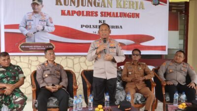 Kapolres Simalungun Sambangi Tiga Polsek, Tegaskan Komitmen Berantas Narkoba dari Lingkup Keluarga