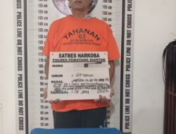 Polres Pematang Siantar Berhasil Amamankan Pemilik Sabu 3,12 Gram