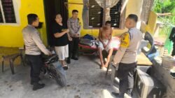 Polsek Siantar Martoba Bantu Warga yang Sakit Berobat ke Puskesmas