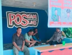 Perkuat Keamanan Lingkungan, Bhabinkamtibmas Polsek Tanah Jawa Dorong Pembentukan Pos Kamling Bersama Warga