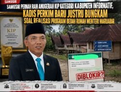 Samosir Pernah Raih Anugerah KIP Kategori Kabupaten Informatif, Kadis Perkim Baru Justru Bungkam soal Realisasi Program Bedah Rumah Menteri Maruarar