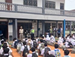 Sat Lantas Polres Pematang Siantar Berikan Himbauan dan Dikmas Lantas di SMK Swasta Persiapan