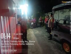Polsek Siantar Barat Tinjut Laporan Warga di Jalan Kartini