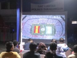 Bola Gembira Polri Untuk Masyarakat, Polres Simalungun Gelar Nobar Final Piala Dunia FIFA 2026 Spanyol vs Argentina