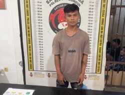 Polsek Gunung Malela Gerebek Rumah, Amankan Pengedar Narkoba dengan Barang Bukti 5,46 Gram Sabu