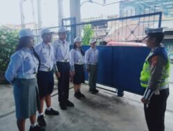 Sat Lantas Polres Pematang Siantar Laksanakan Pengawasan Kepada Siswa Siswi SMA/SMP Yayasan Methodis