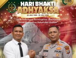 Rawat Soliditas dan Sinergitas Penegakan Hukum Demi Rasa Aman dan Keadilan, Kapolres Simalungun Sampaikan Selamat Hari Bhakti Adhyaksa Ke-66
