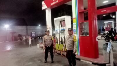 Polres Pematang Siantar Laksanakan Pengamanan Distribusi BBM di SPBU