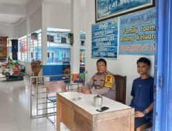 Ciptakan Rasa Aman Bhabinkamtibmas Polsek Siantar Martoba Sambang Kamtibmas