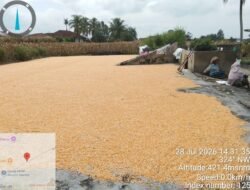 Polsek Siantar Marihat Sambang Petani Binaan di Jalan Bahkora II