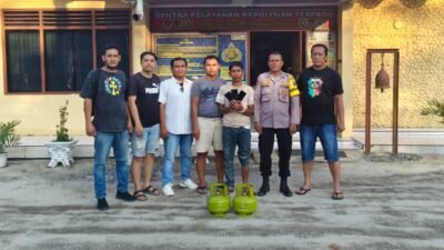 Hanya 4 Jam! Polsek Gunung Malela Ringkus Maling Yang Masuk Rumah Warga Dini Hari, Tiga HP dan Dua Tabung Gas Berhasil Diamankan