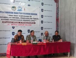 Lapas Pangururan Samosir Perkuat Perlindungan Hak Warga Binaan Lewat Kerja Sama Bantuan Hukum