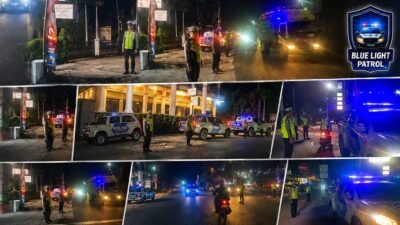 Malam Minggu Aman, Satlantas Polres Simalungun Gelar Blue Light Patrol Cegah Balap Liar dan Begal
