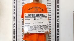Residivis Narkoba Kembali Diciduk Polres Pematang Siantar, barang bukti Dua Paket Sabu