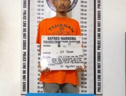 Residivis Narkoba Kembali Diciduk Polres Pematang Siantar, barang bukti Dua Paket Sabu