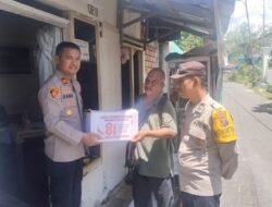 Sambut HUT Kemerdekaan RI Ke 81, Kapolsek Siantar Timur Berikan Bantuan Sembako kepada Warga Kurang Mampu