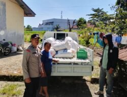Bhabinkamtibmas Polsek Siantar Marihat Dampingi Penjualan Jagung Petani Binaan ke Bulog